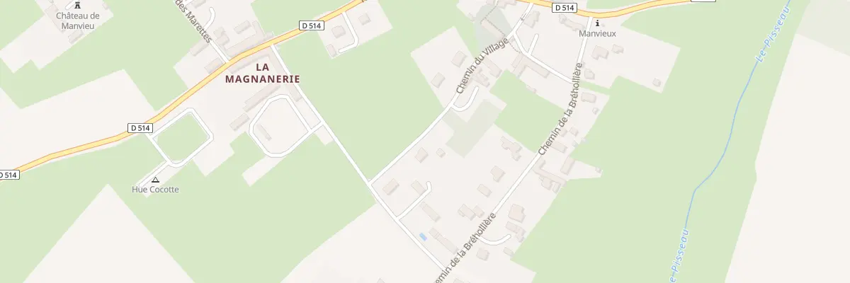 Plan du 7 Che du Village à Manvieux