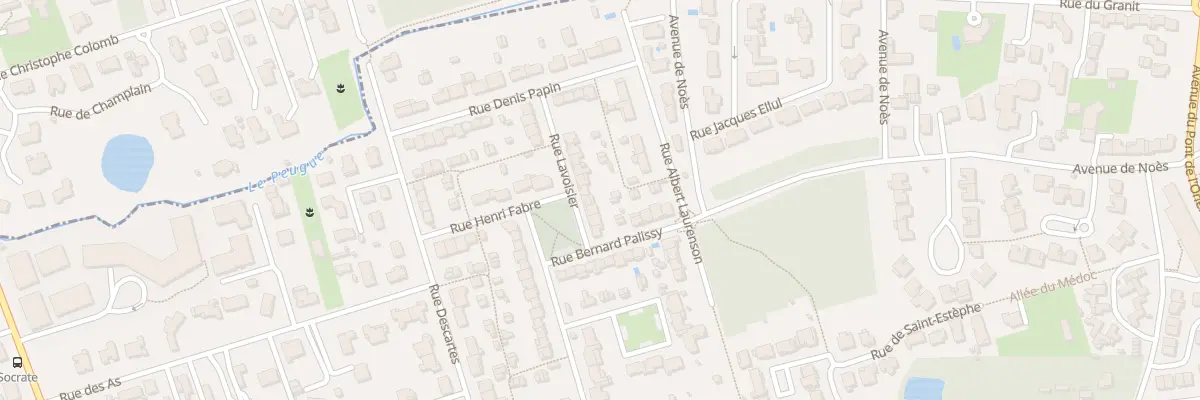 Plan du 8 Rue Lavoisier à Pessac