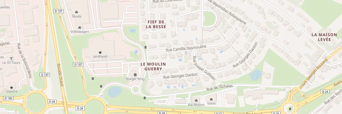 Plan du 19 Rue Camille Desmoulins à Saintes