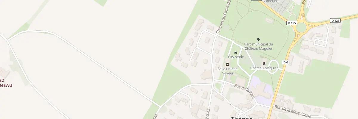 Plan du 18 Rue des Camélias à Thénac