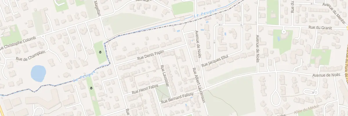Plan du 3 Rue Denis Papin à Pessac