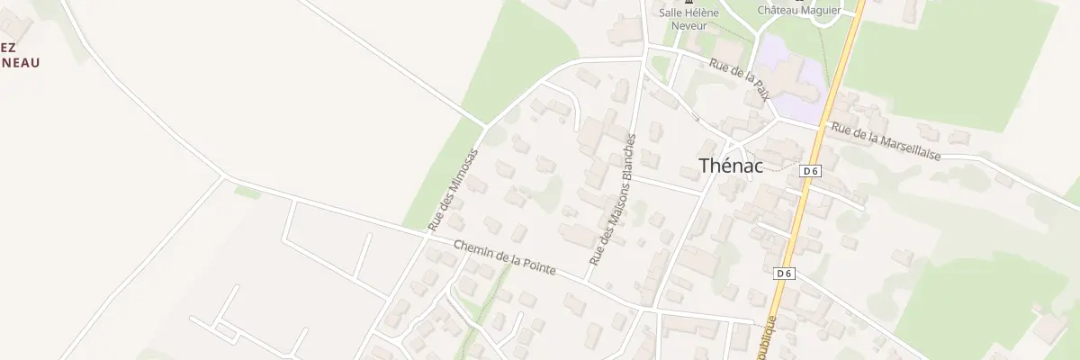 Plan du 7 Rue des Mimosas à Thénac