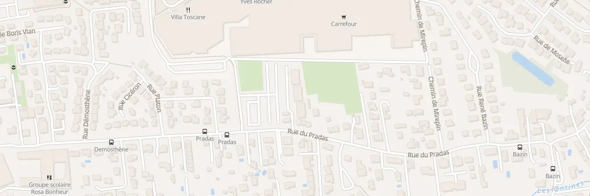 Plan du 65 Rue du Pradas à Mérignac