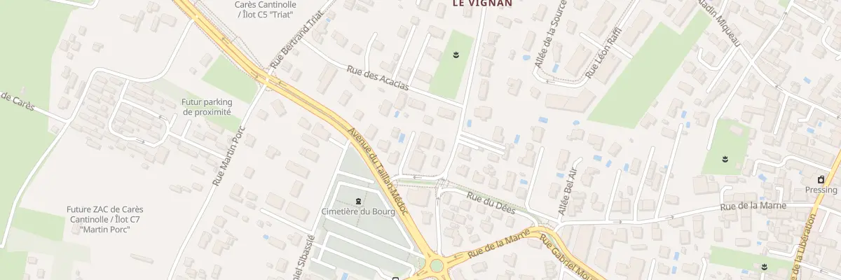 Plan du 16 Rue du Dées à Eysines