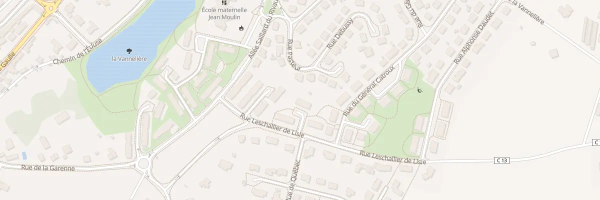 Plan du 9 Rue A Leschallier de Lisle à Cerizay