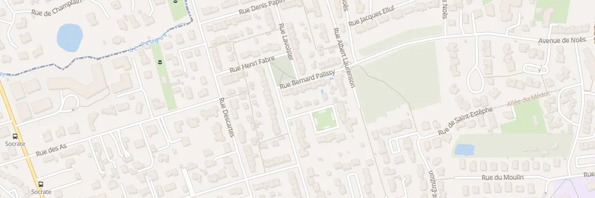 Plan du 15 Rue Bernard Palissy à Pessac
