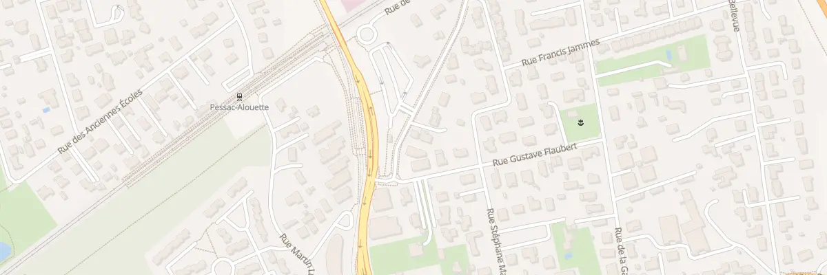 Plan du 4 Rue Notre Dame de Lorette à Pessac