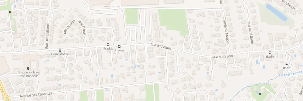 Plan du 74 Rue du Pradas à Mérignac