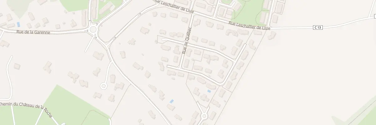 Plan du 9 Rue de Québec à Cerizay
