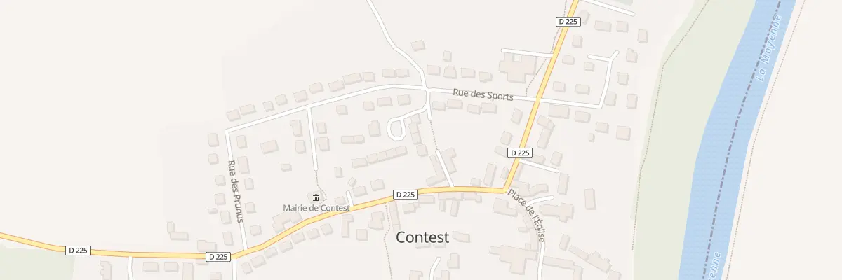 Plan du 3 Res des Marronniers à Contest