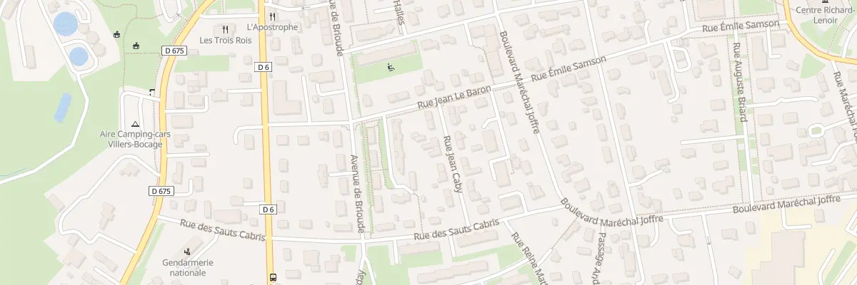 Plan du 4 Rue Jean Caby à Villers-Bocage