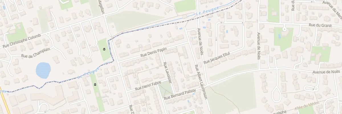 Plan du 7 Rue Denis Papin à Pessac