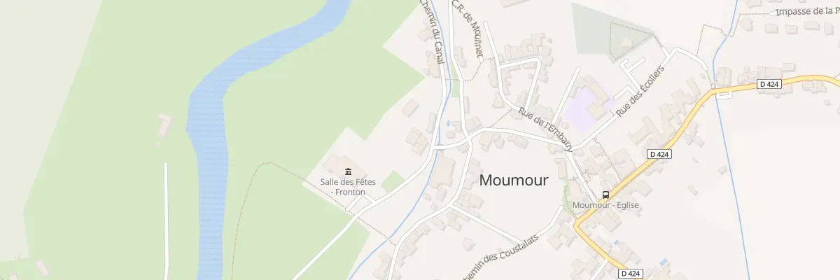 Plan du 1 Che du Canal à Moumour