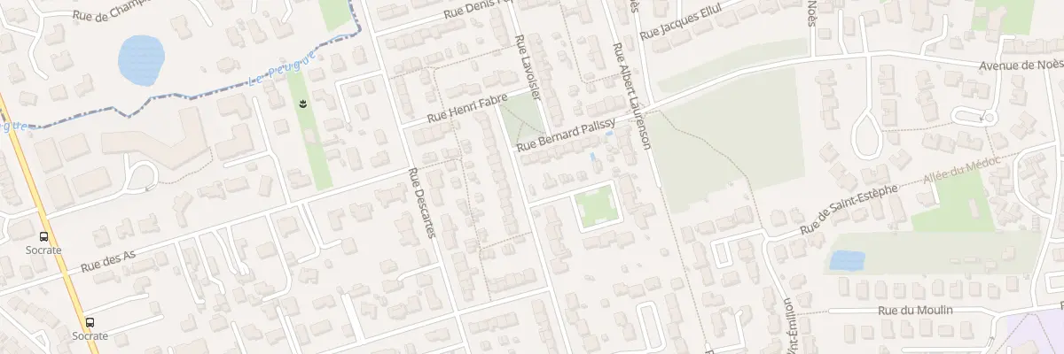 Plan du 19 Rue Bernard Palissy à Pessac