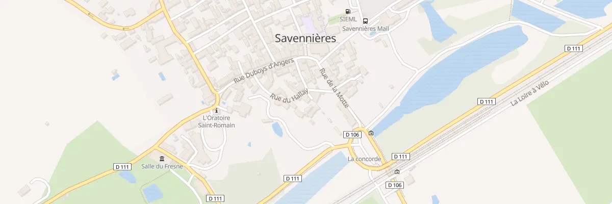 Plan du 2 Imp Bourgeoise à Savennières