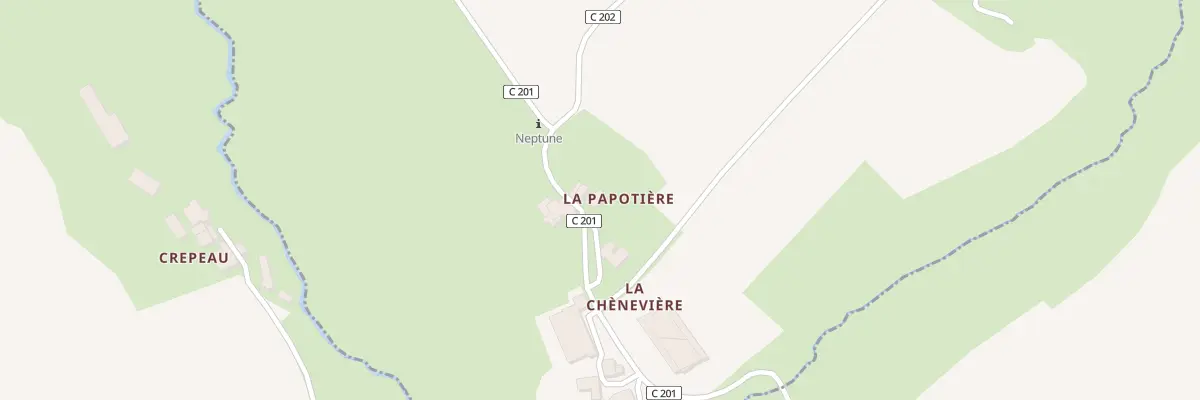 Plan du 5059 La Papotière à Terval