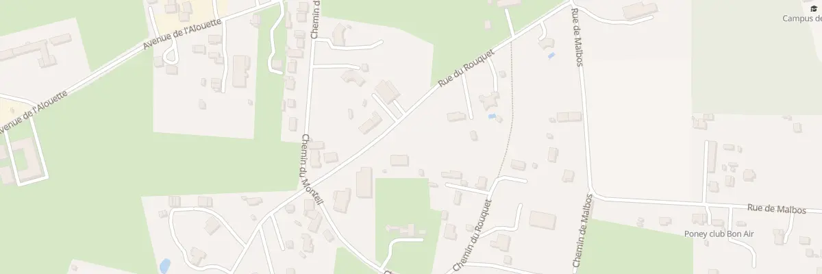 Plan du 65 Av du Rouquet à Mérignac