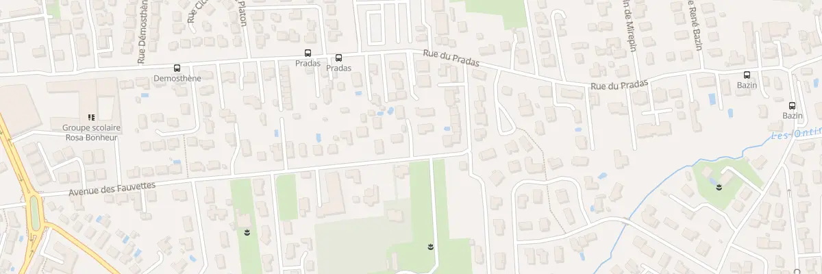 Plan du 15 Av des Fauvettes à Mérignac