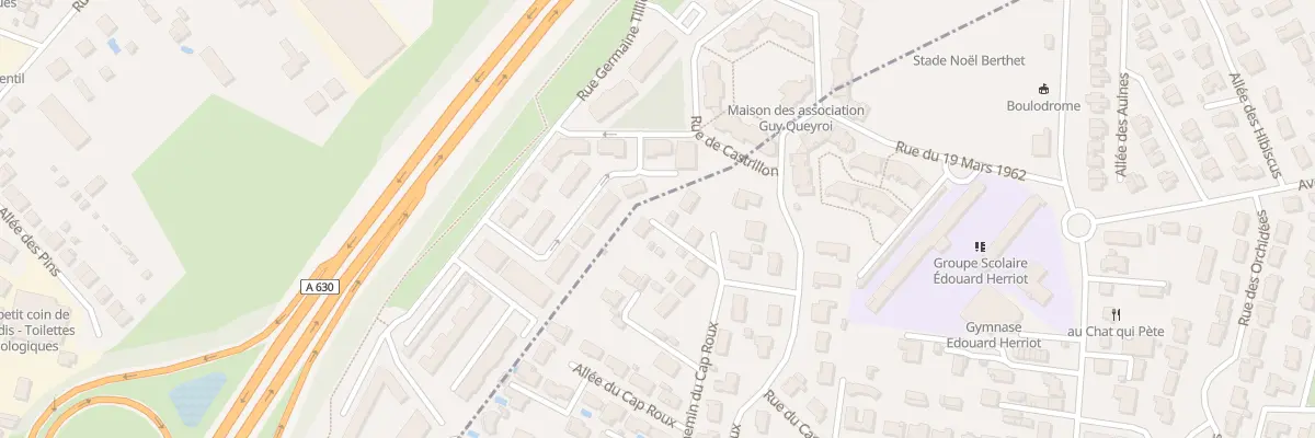 Plan du 36T Che Cap Roux à Mérignac