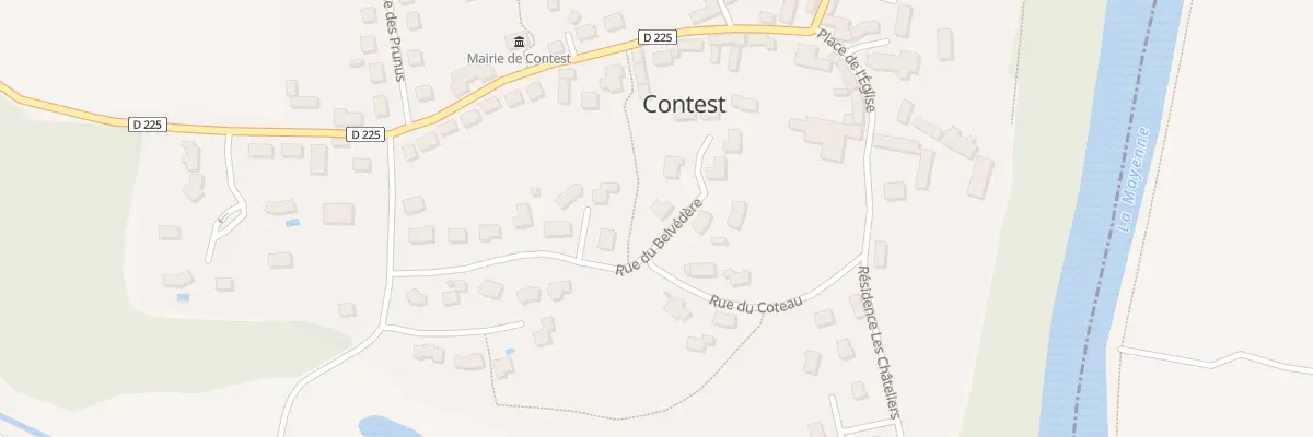 Plan du 17 Rue du Belvedere à Contest