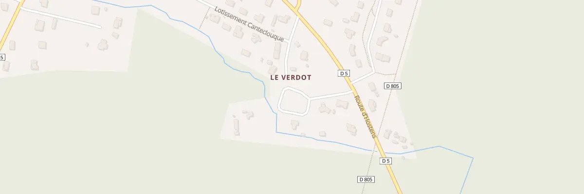 Plan du 5 Che du Verdot à Saint-Magne