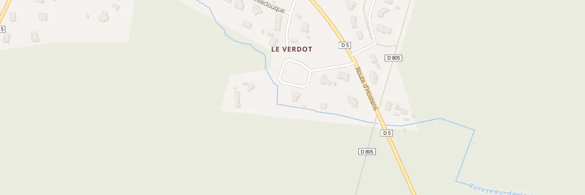 Plan du 5 Che du Verdot à Saint-Magne