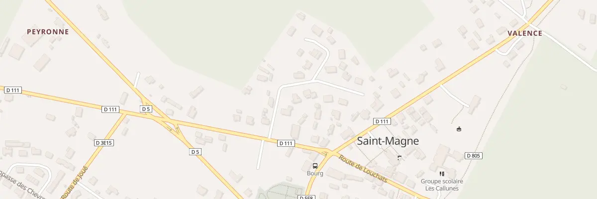 Plan du 6 Lot Lugat à Saint-Magne