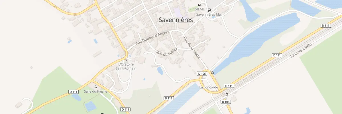 Plan du 3 Rue du Hallay à Savennières