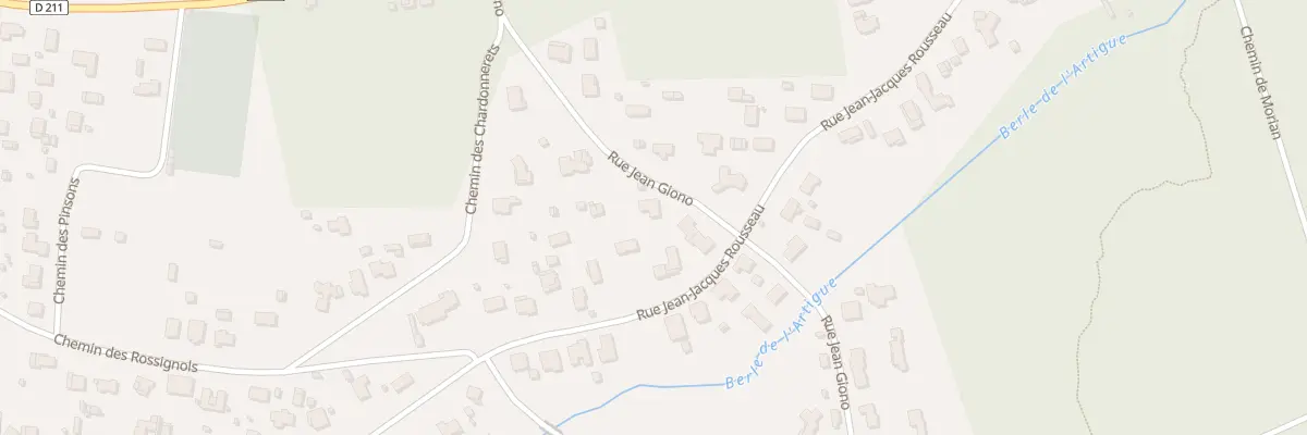 Plan du 190 Rue Jean Giono au Pian-Médoc