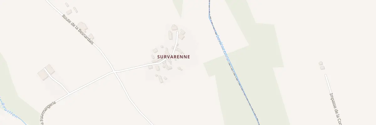 Plan du 8 Che de Survarenne à Soucé