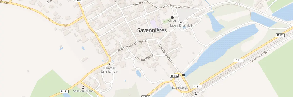 Plan du 3 Rue Bourgeoise à Savennières