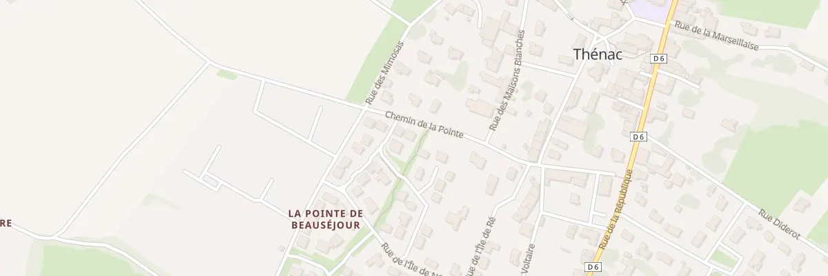 Plan du 17 Chem de la Pointe à Thénac