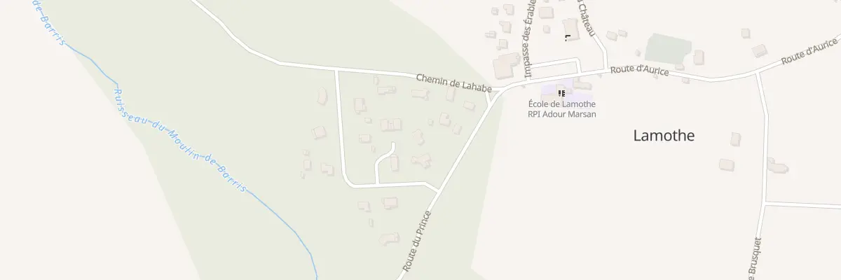 Plan du 226 Rte du Prince à Lamothe