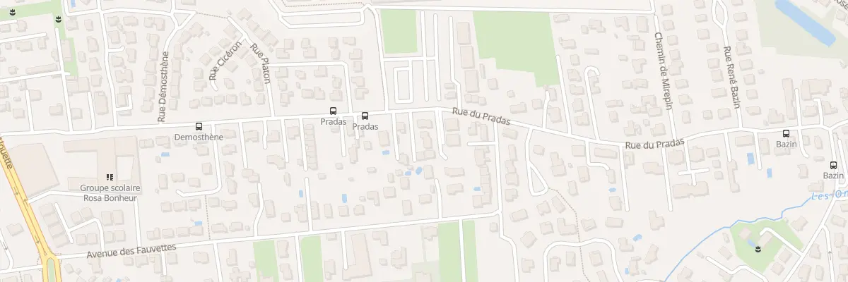Plan du 78 Rue du Pradas à Mérignac