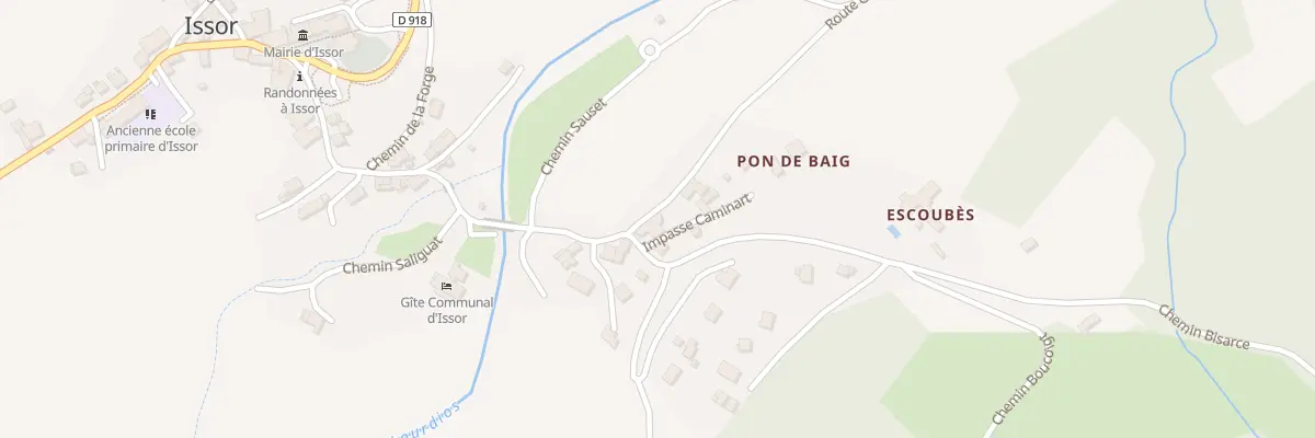 Plan du 5061 Besiat à Issor