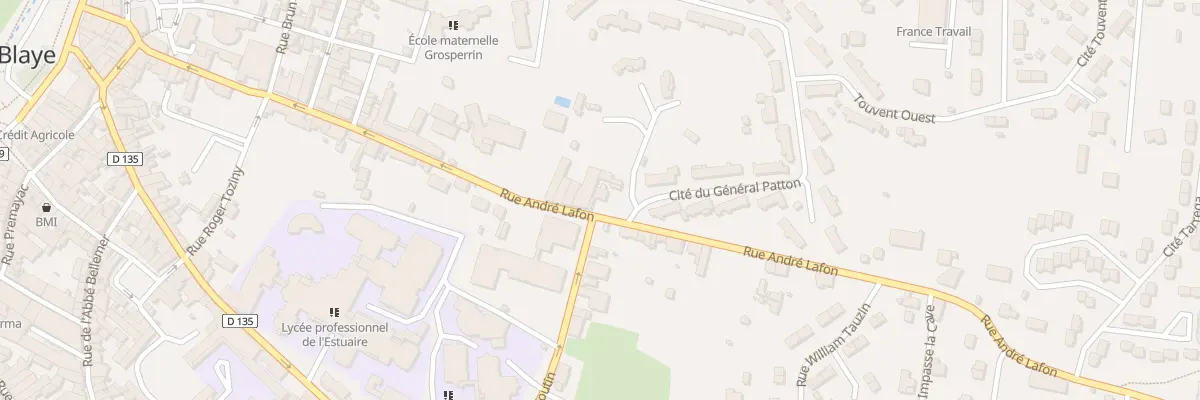 Plan du 37 Rue André Lafon à Blaye