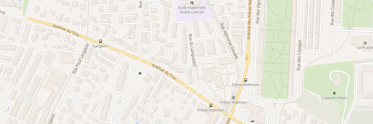 Plan du 1 Rue de Normandie à Mérignac