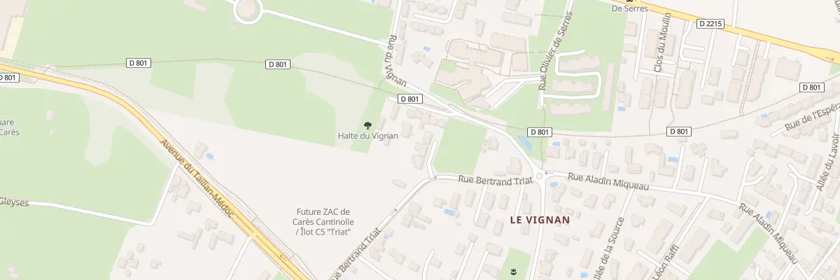 Plan du 3 Rue Bertrand Triat à Eysines