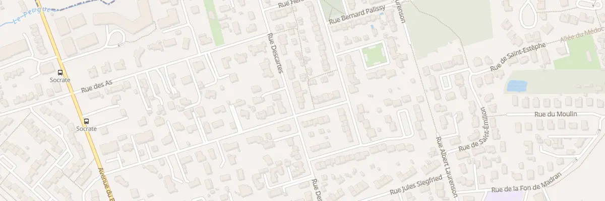 Plan du 44 Rue Descartes à Pessac