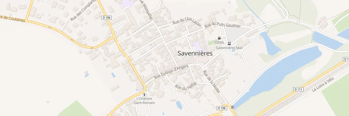 Plan du 2 Rue Monsallier à Savennières