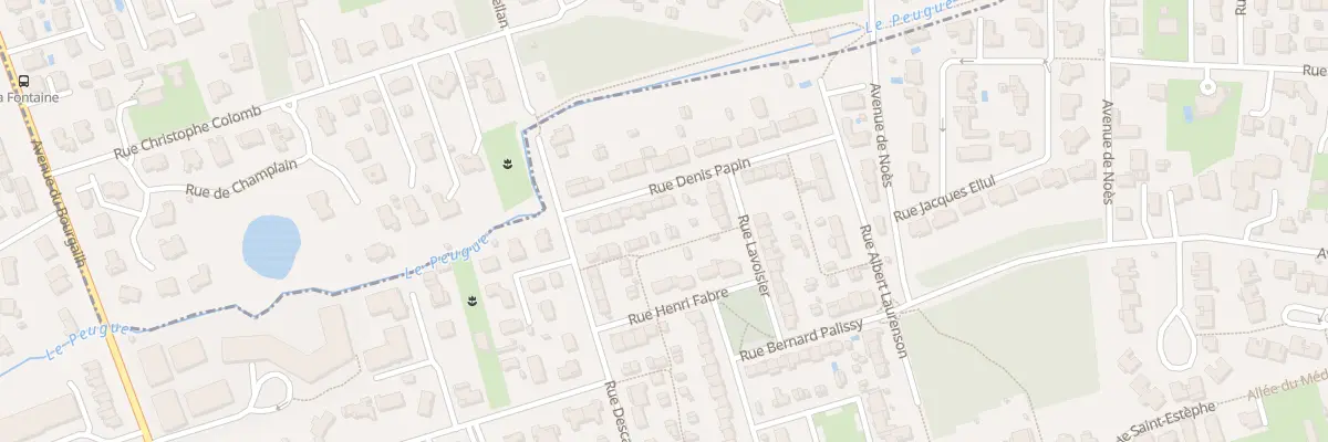 Plan du 15 Rue Denis Papin à Pessac