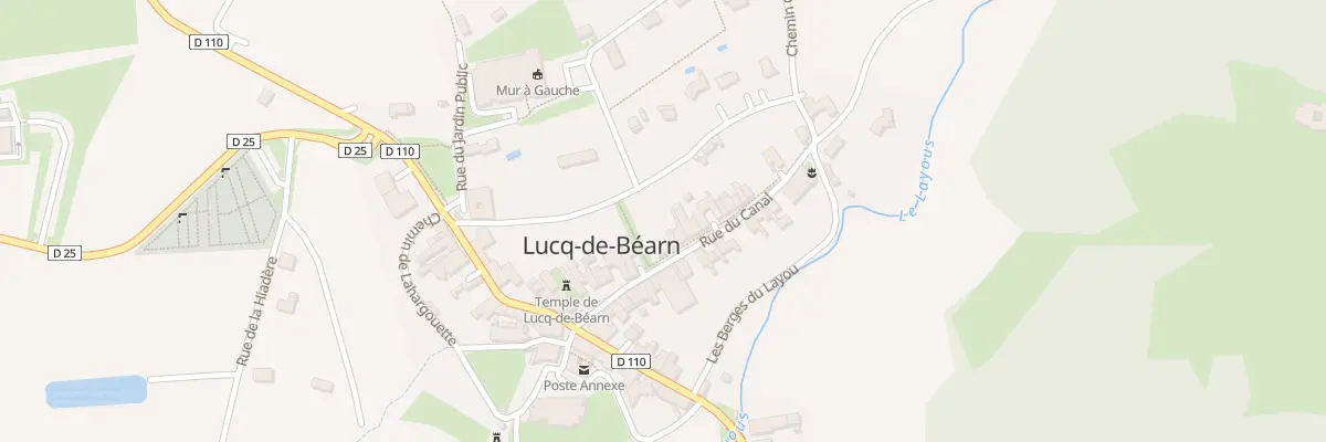 Plan du 5 Rue du Canal à Lucq-de-Béarn
