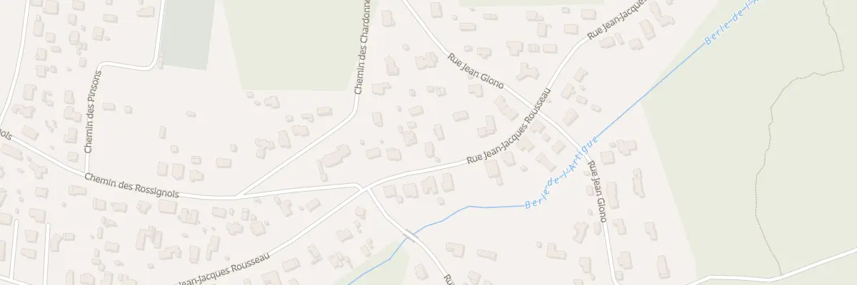 Plan du 657 Rue Jean-jacques Rousseau au Pian-Médoc