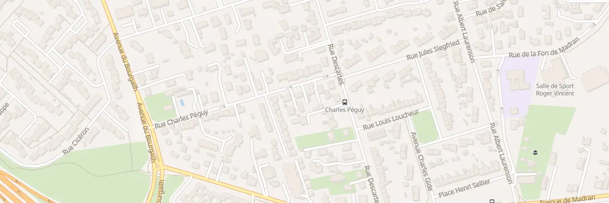 Plan du 7 Rue Charles Péguy à Pessac
