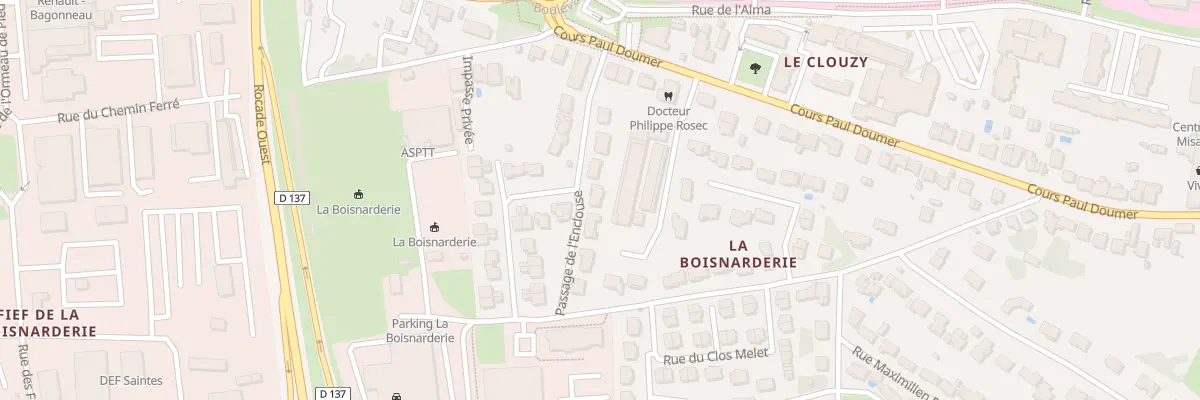 Plan du 3B Rue de l’Enclouse à Saintes