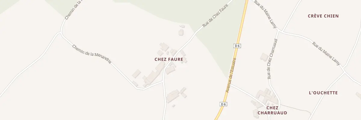 Plan du 15 Rue de Chez Faure à Tesson