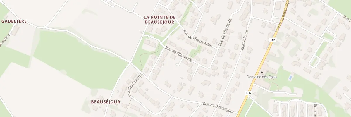 Plan du 2 Rue de l’Ile de Ré à Thénac