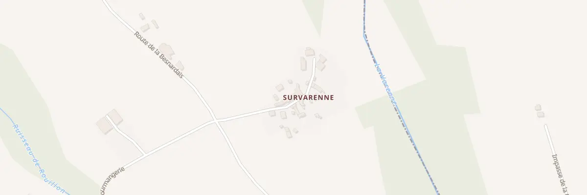 Plan du 5 Che de Survarenne à Soucé