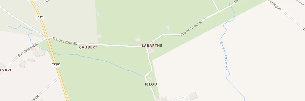 Plan du 10 Rue du Caût à Poey-d’Oloron