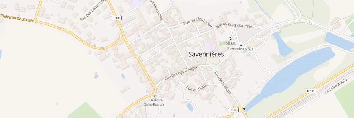 Plan du 3 Rue Monsallier à Savennières